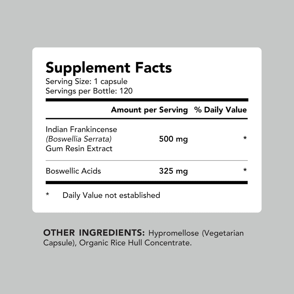 AMANDEAN Boswellia morning routine use suggesting daily wellness