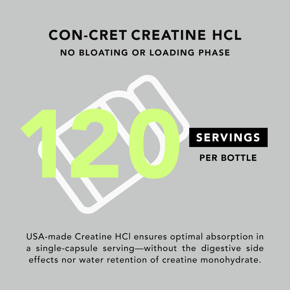 AMANDEAN Creatine HCl pills in hand for portable use