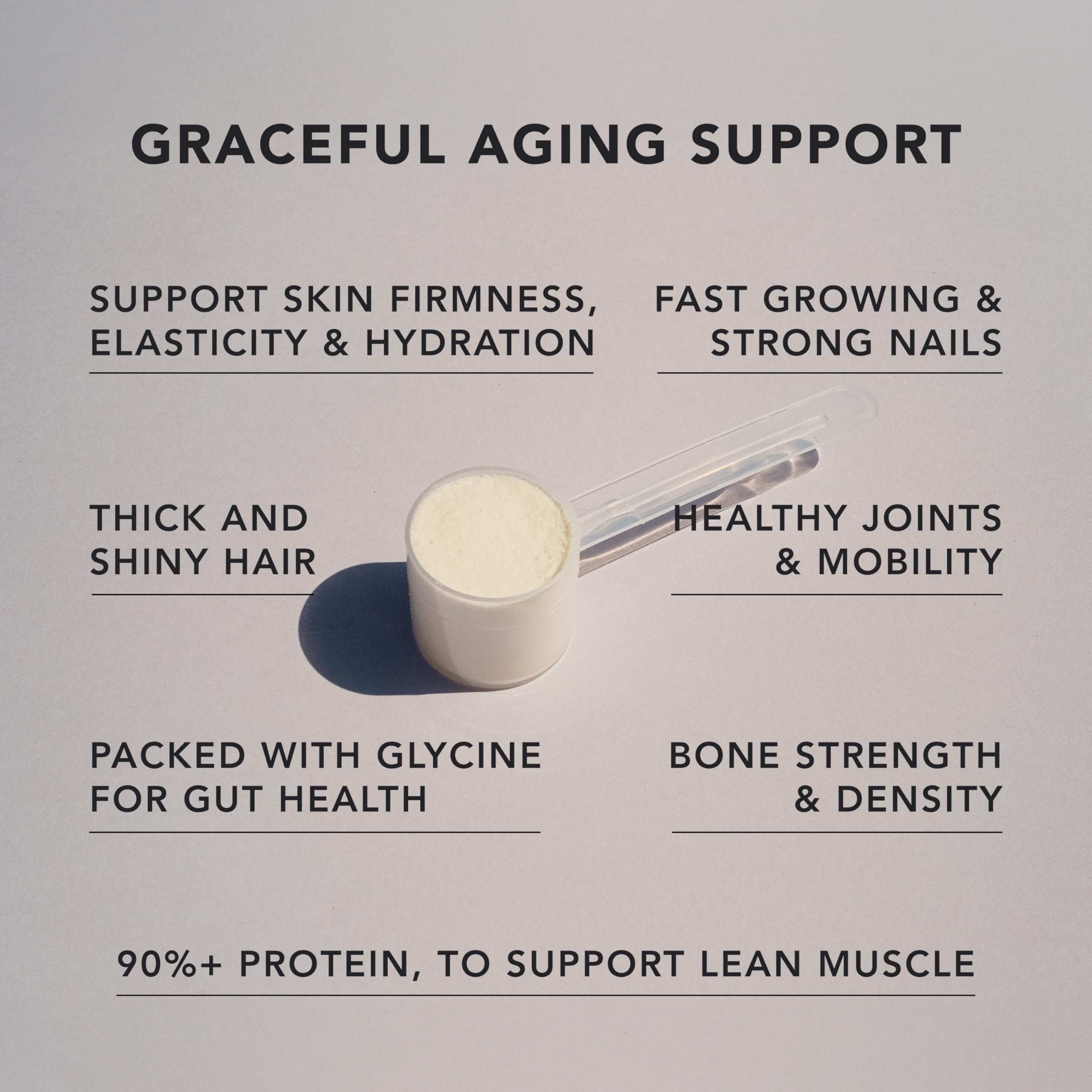 AMANDEAN Marine Collagen powder dissolving in water shows easy mix