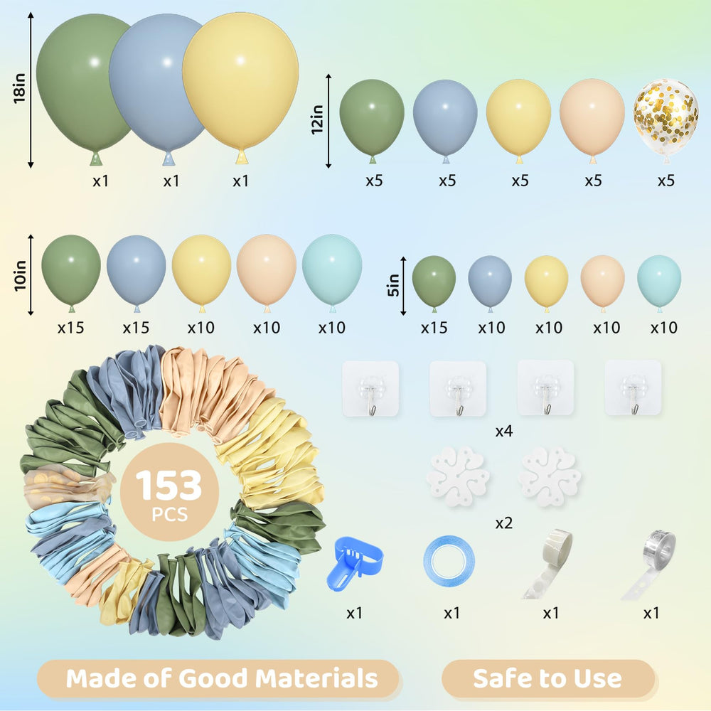 Amandir 10-inch assorted balloons suit many party themes and layouts