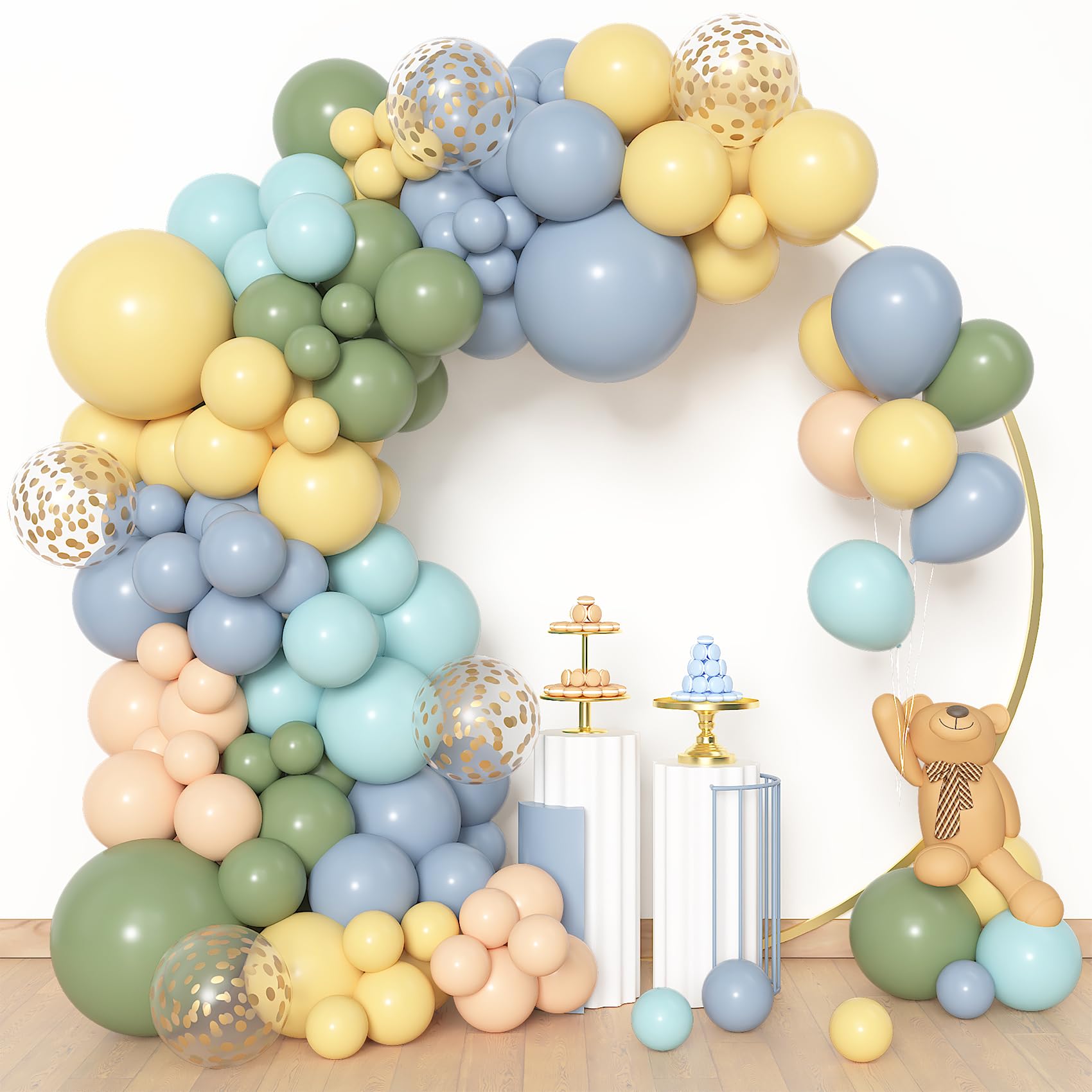 Amandir 12-inch confetti balloons add festive sparkle to photos and venues