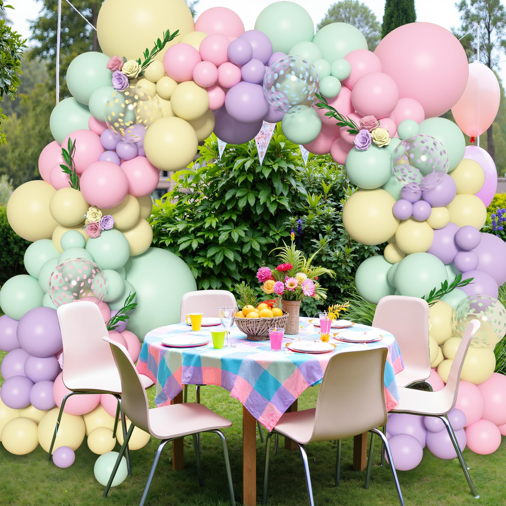 Amandir 5-inch pastel balloons for delicate accents and pops of color