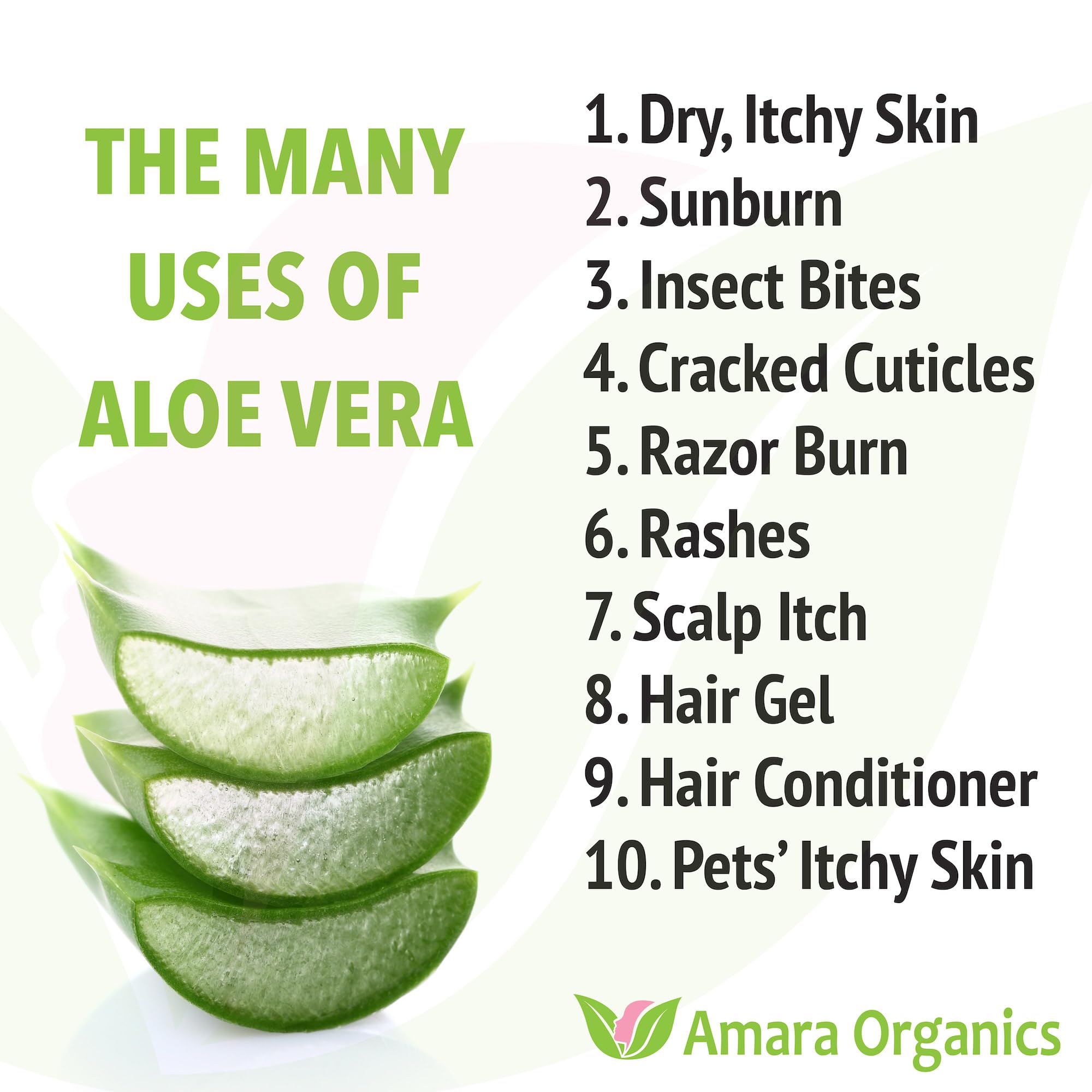 Amara Beauty Aloe Vera Gel ingredients reveal 99% pure, clean formula
