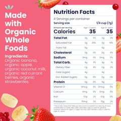 Amara Smoothie Melts close-up of ingredients highlights simple, organic snacking