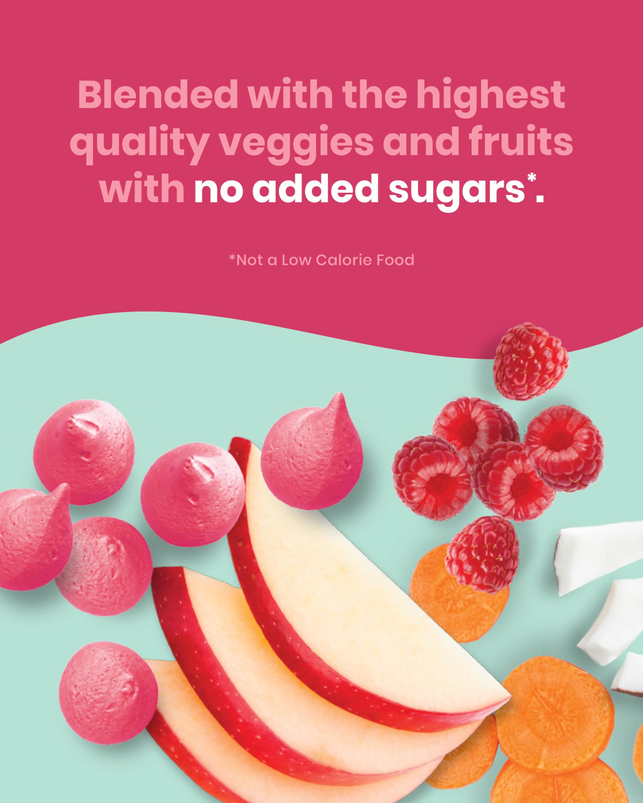 Amara Smoothie Melts pack-shot showing six bags for family-friendly storage