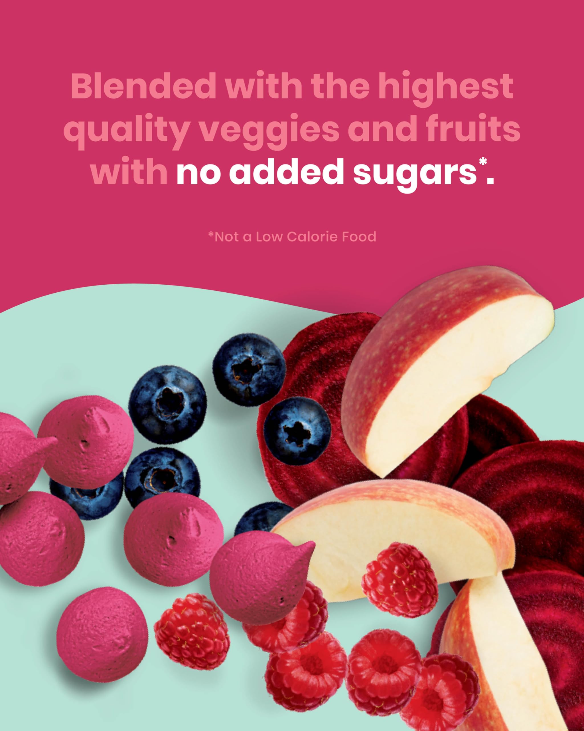 Amara Smoothie Melts resealable bag shown for convenient portion control.