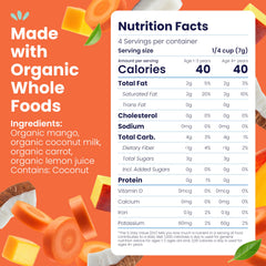 Amara Smoothie Melts resealable pouch showing portability for school lunches.