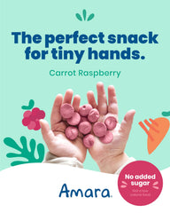 Amara Smoothie Melts bite-size portion designed for easy self-feeding