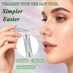 AMASIS 316L surgical steel nose ring ideal for sensitive skin.