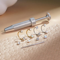 AMASIS internal-threading nose ring for smoother, secure wear.