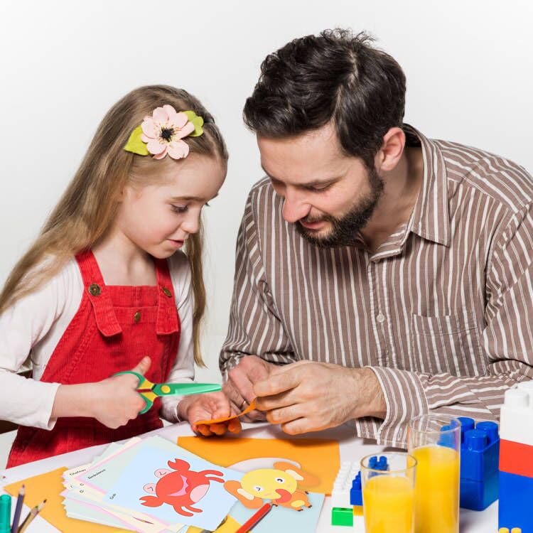 amassan safety kit with arts and crafts activity sheets for guided projects