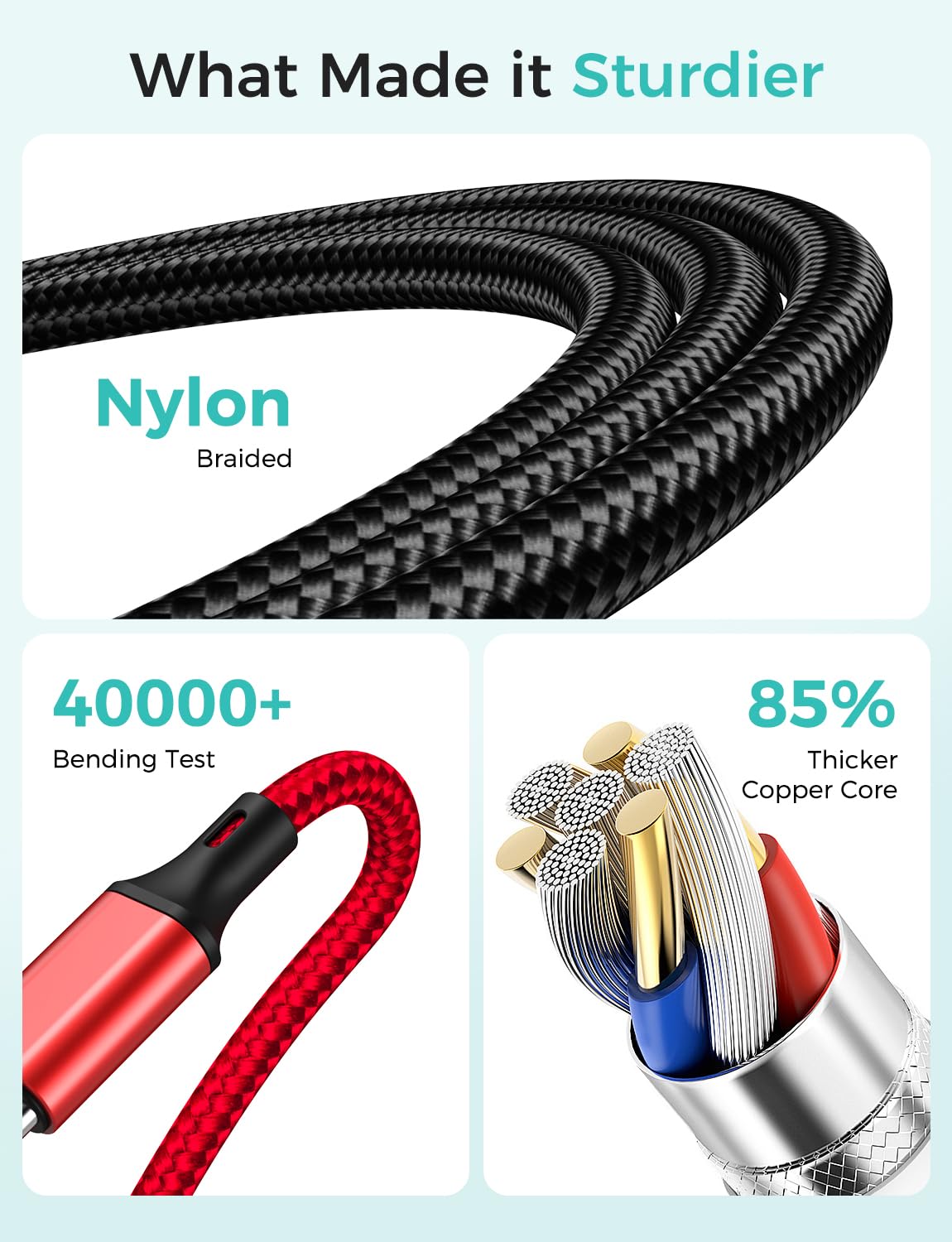 Amasuki nylon braid durability reduces tangles during travel