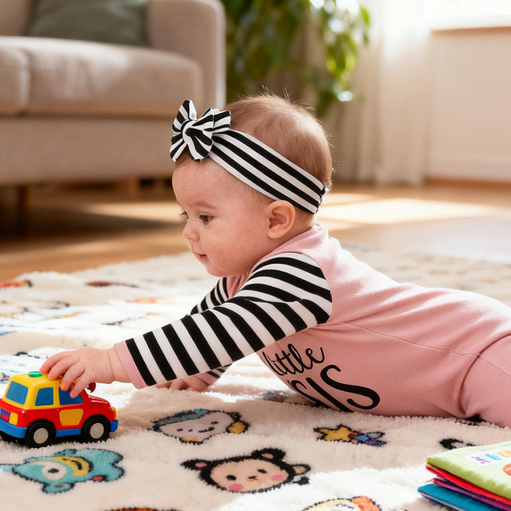 AMAWMW newborn gown suitable for 0-3 and 3-6 month sizes, adaptable and versatile.