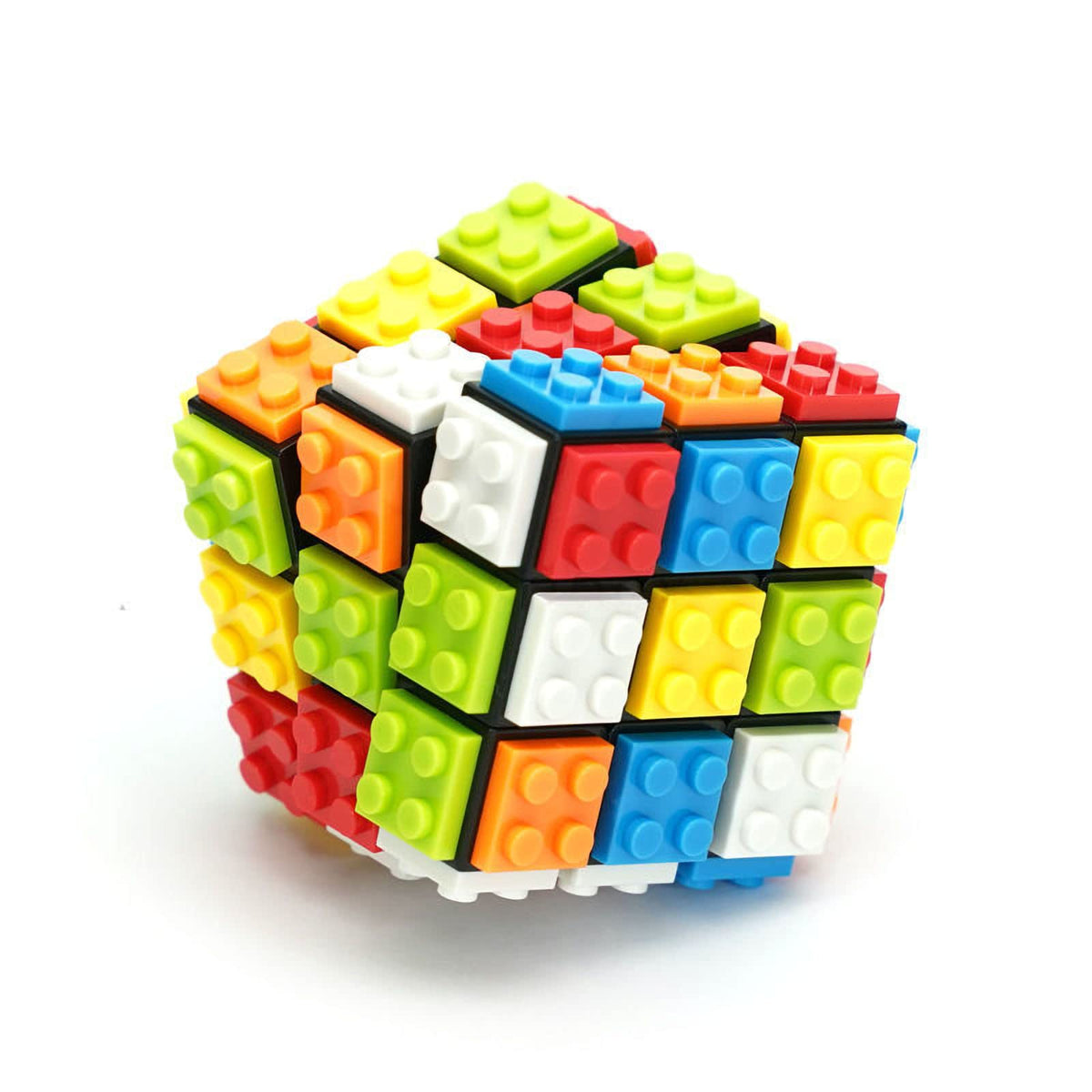 AMAZA 3x3 speed cube, black, smooth turns for focused play.