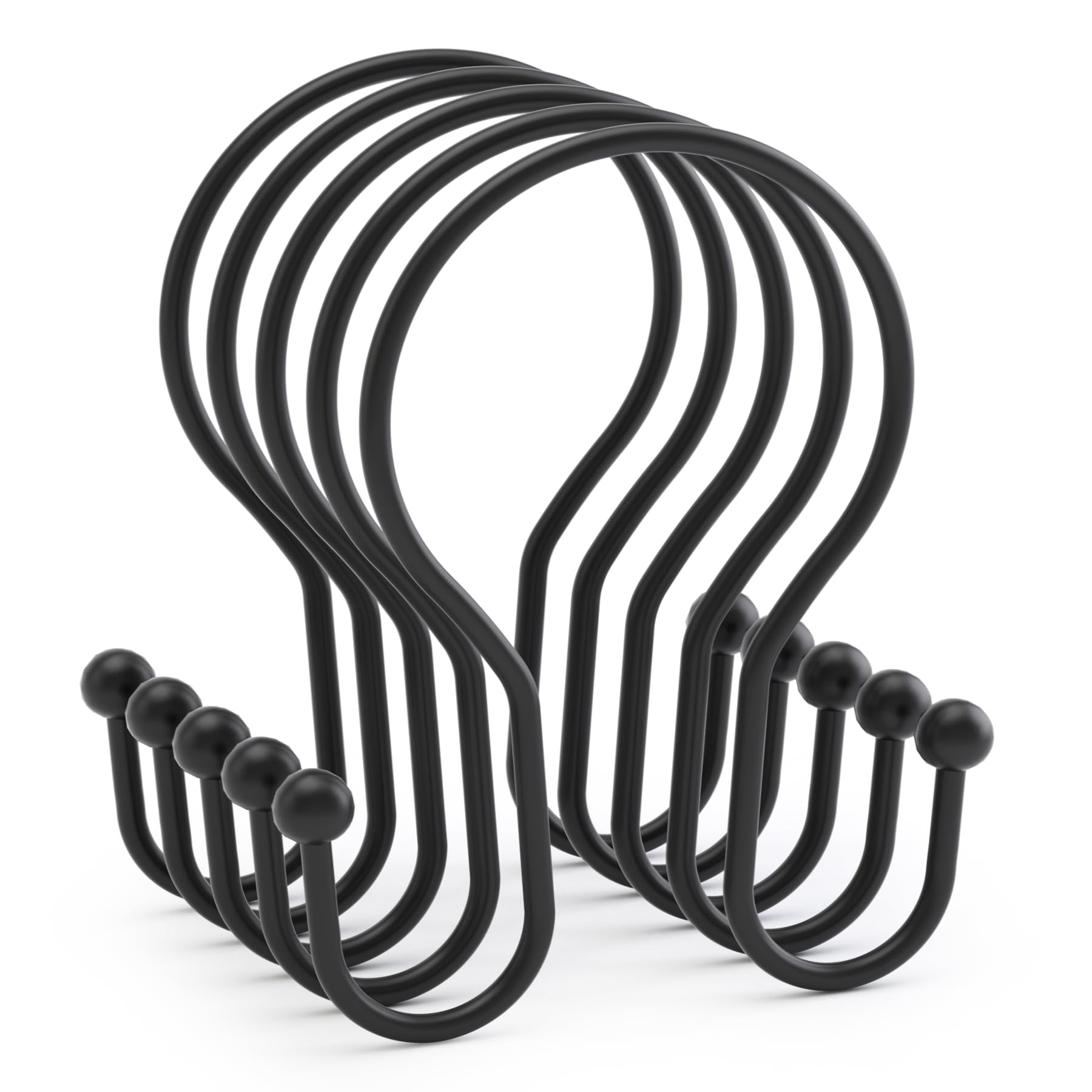 AmazerBath 12-pack shower hooks for replacement readiness