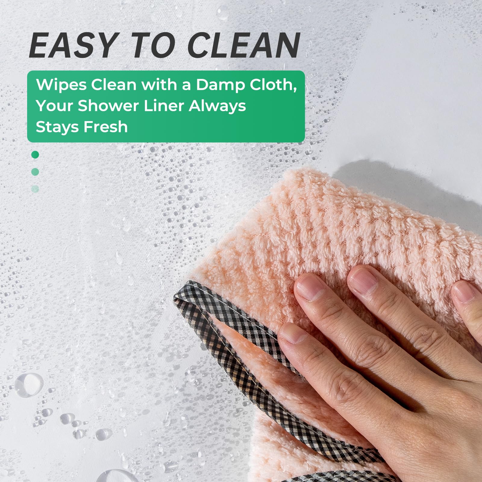 AmazerBath 84-inch length fits tall showers.