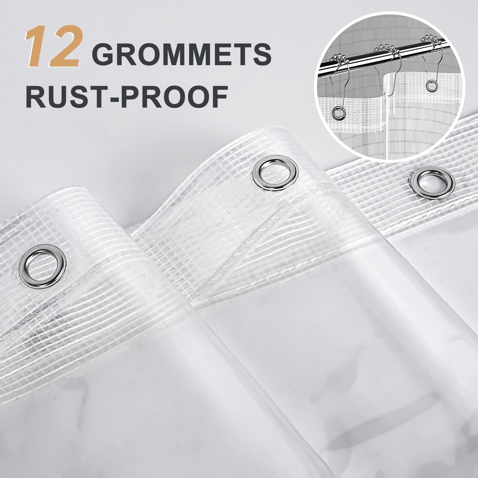 AmazerBath bottom weights three stones hold liner securely