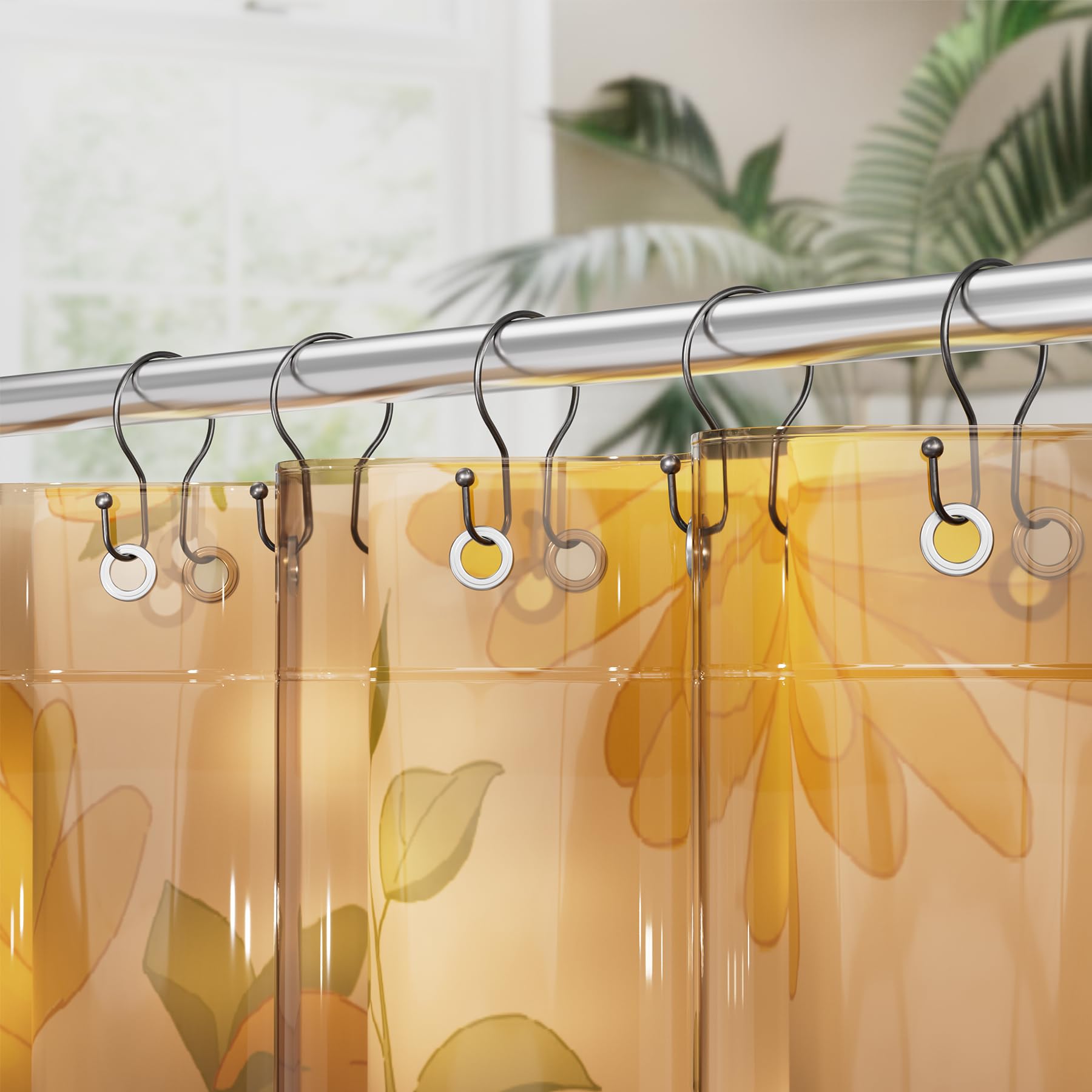 AmazerBath bronze easy-install hooks simplify setup and removal.