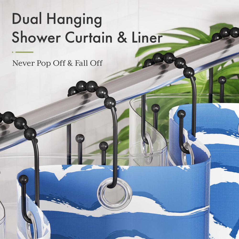 AmazerBath five rolling-balls glide smoothly along the rod