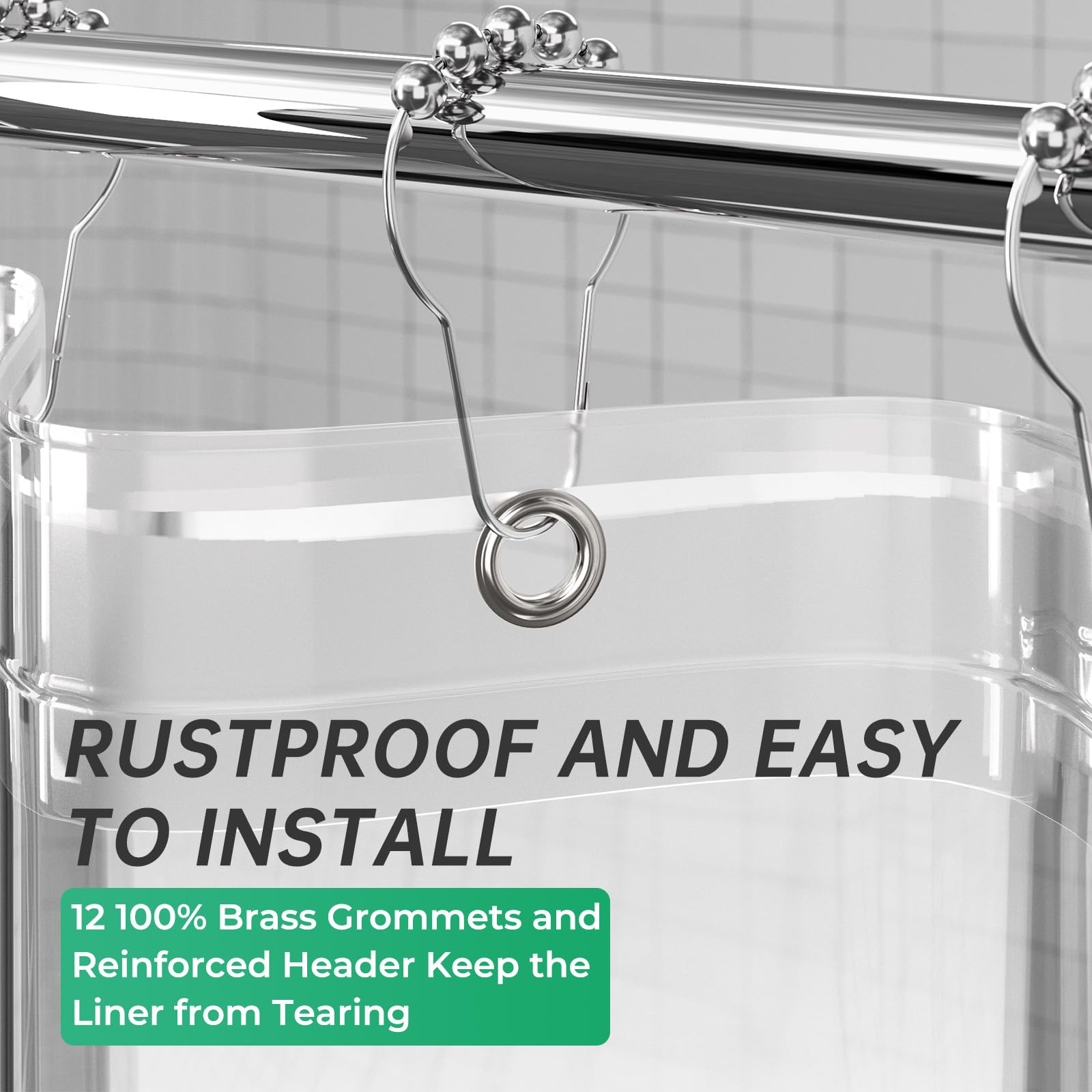 AmazerBath heavy-duty liner resists tearing for longevity.