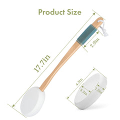 AmazerBath textured pads promote even coverage without drips during use.