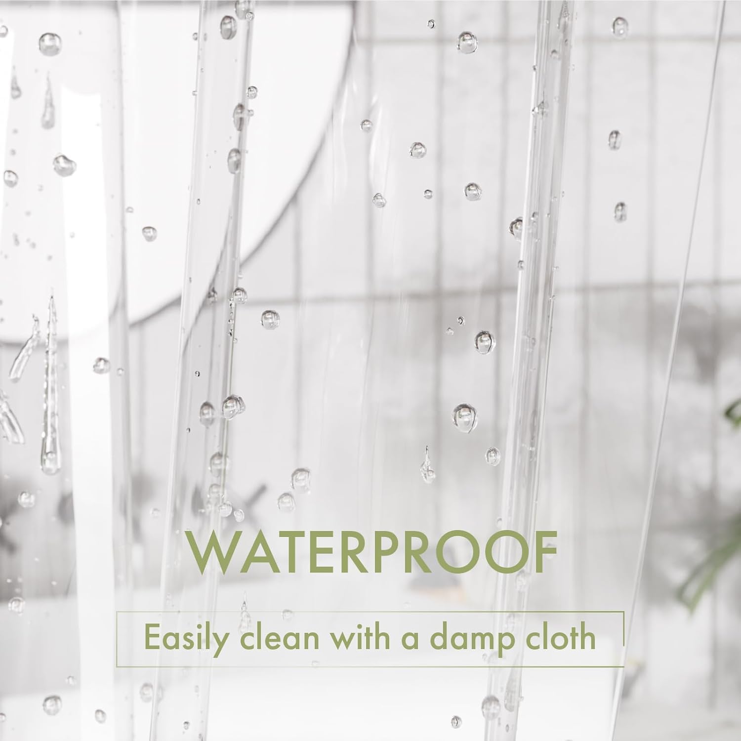 AmazerBath rustproof metal grommets ensure durable, easy installation.