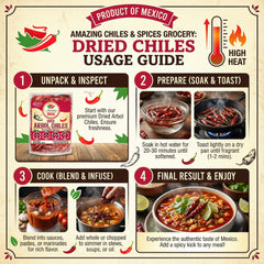 Amazing Chiles & Spices Chile De Arbol resealable bag preserving freshness between uses.
