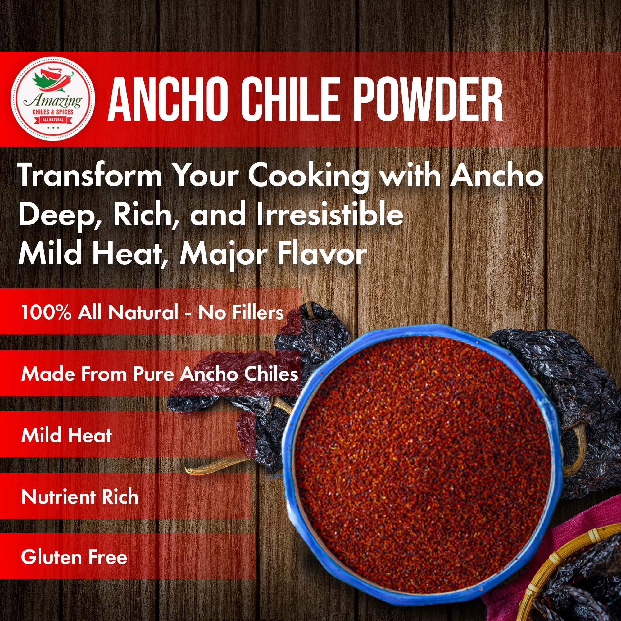 Amazing Chiles & Spices spice can stack demonstrates organized storage and easy access.