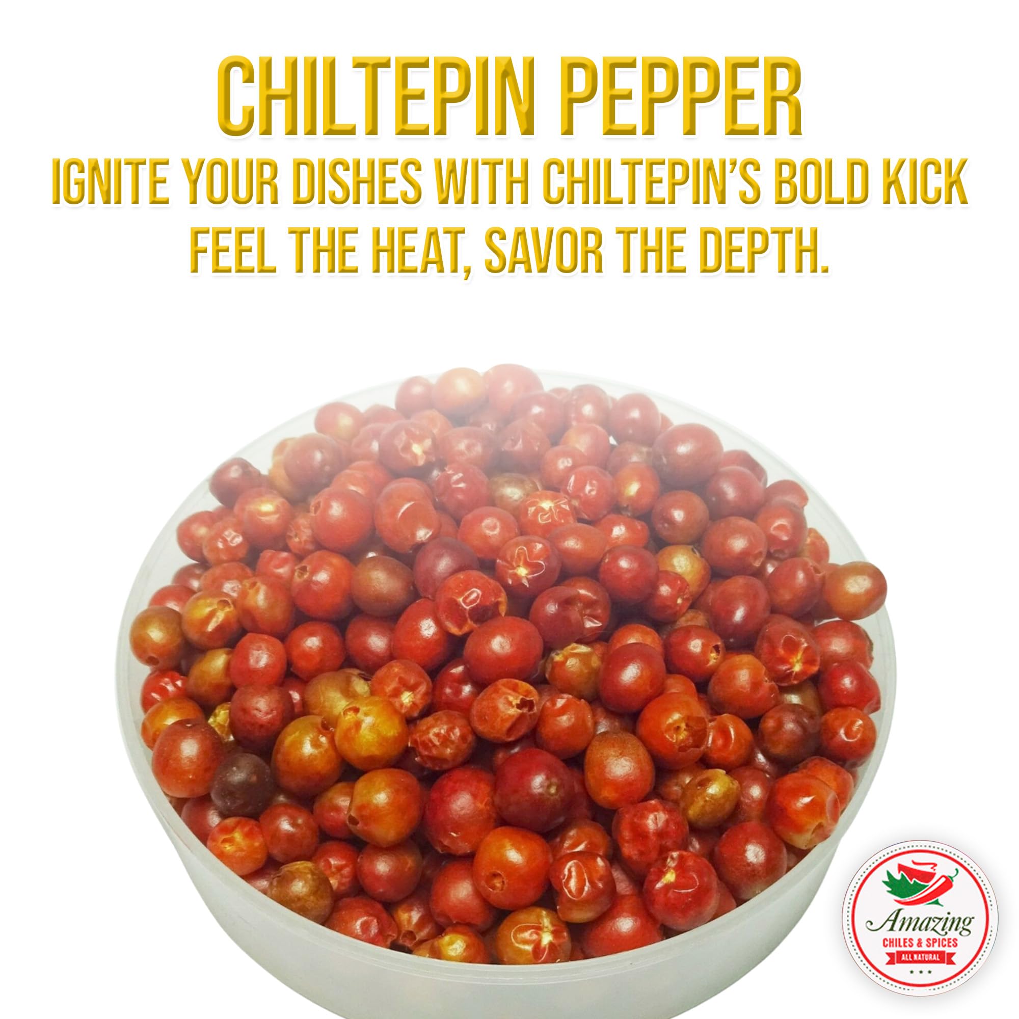 Amazing Chiles & Spices air-tight resealable bag preserves freshness