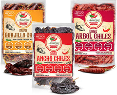Amazing Chiles & Spices ancho dried chiles for rich moles and salsas.