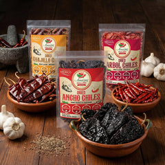 Amazing Chiles & Spices arbol dried chiles deliver bold heat for vibrant dishes.