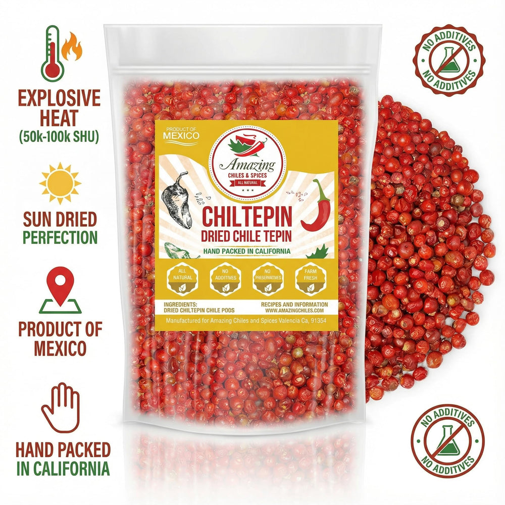 Amazing Chiles & Spices Chiltepin in salsa for bold flavor