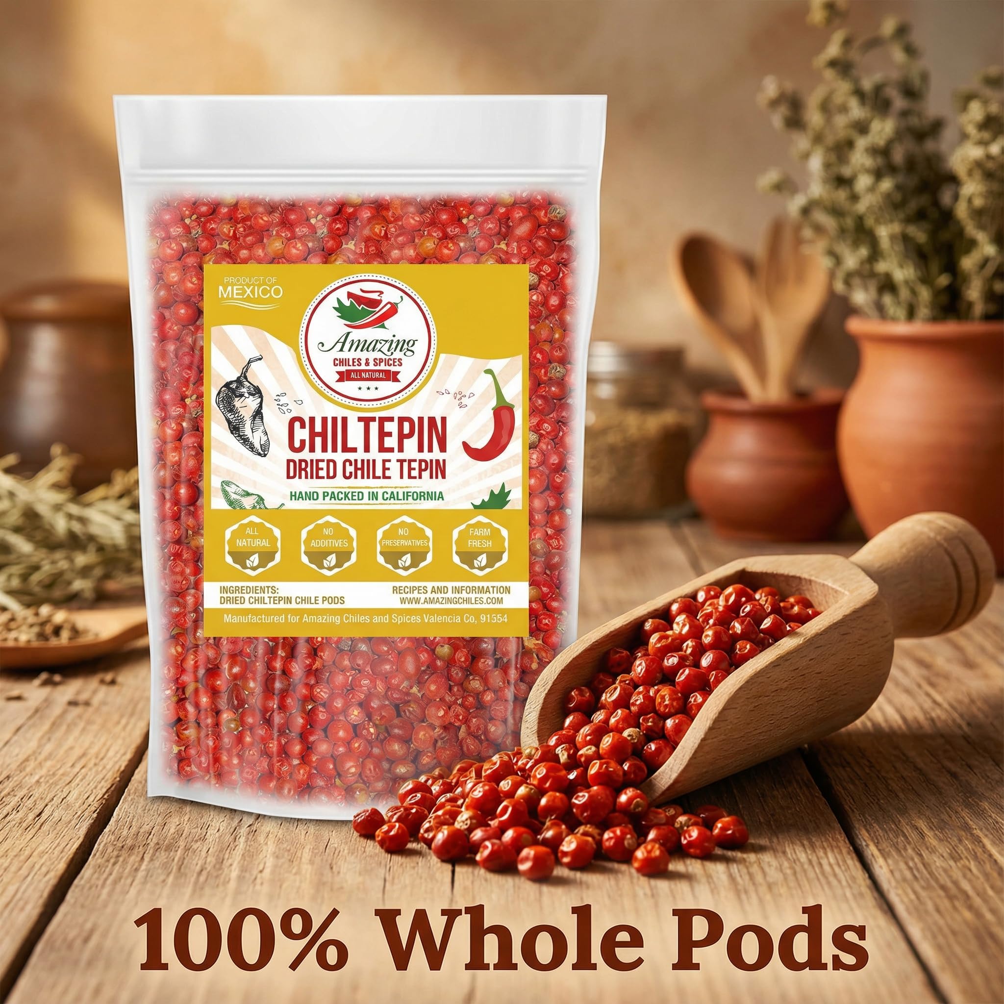 Amazing Chiles & Spices Chiltepin in a hearty stew for depth