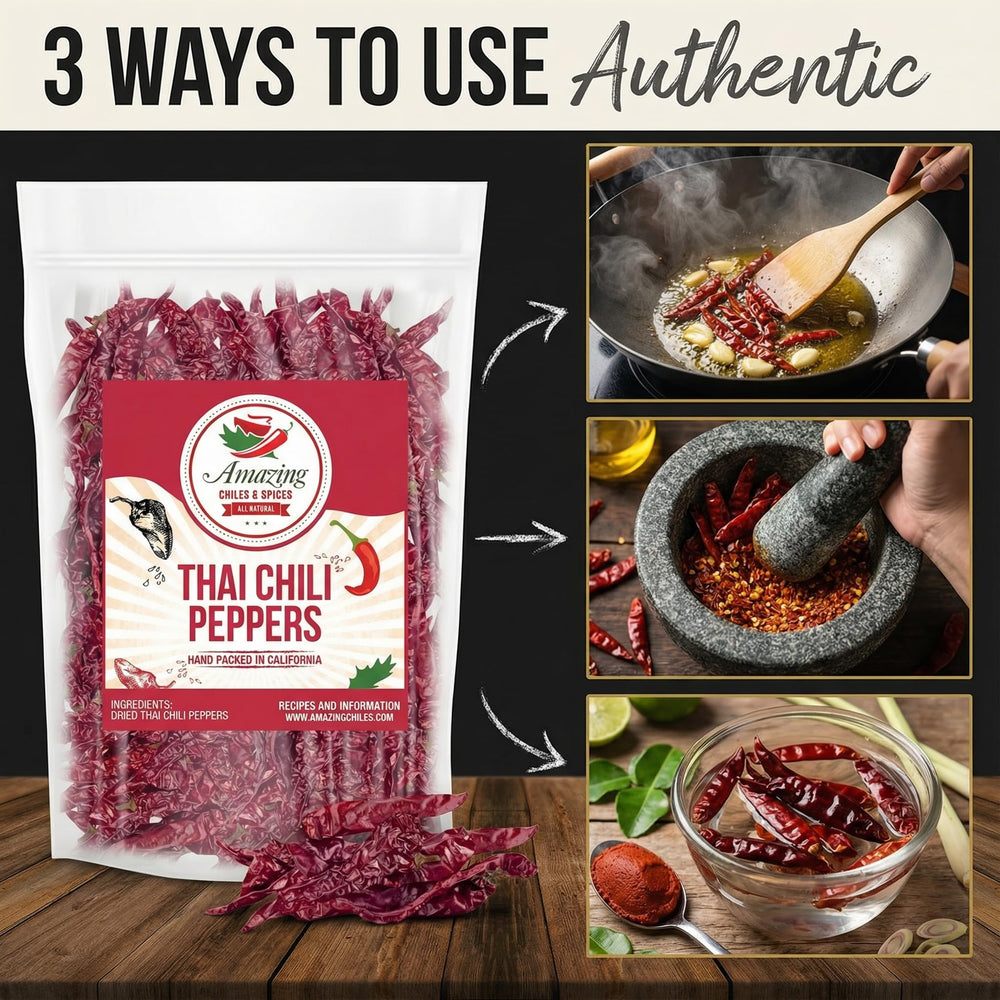 Amazing Chiles and Spices Thai pepper aroma enhancing dishes