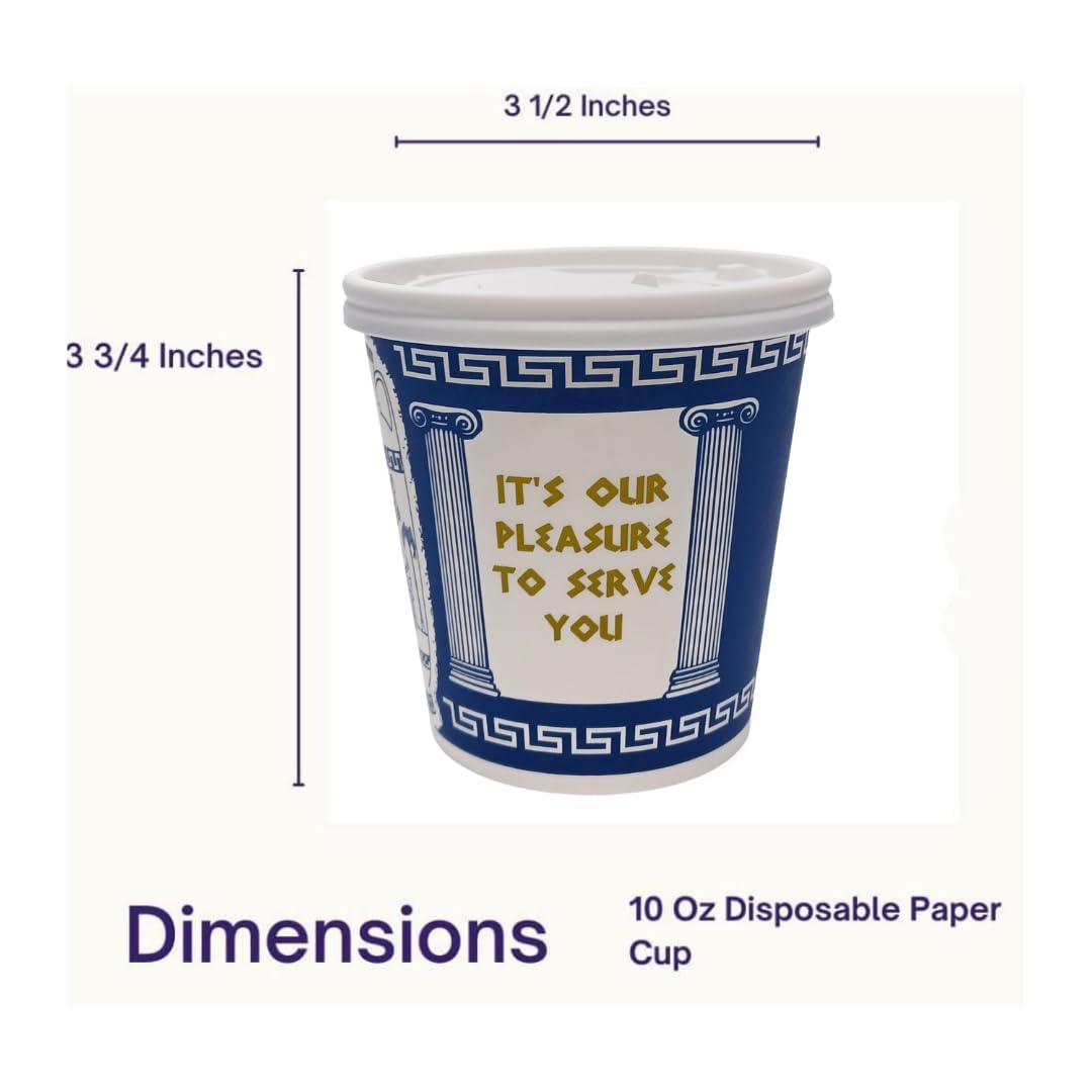 Amazing Goods poly-coated exterior cups provide insulation during service.