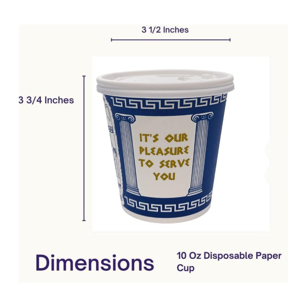 Amazing Goods poly-coated exterior cups provide insulation during service.
