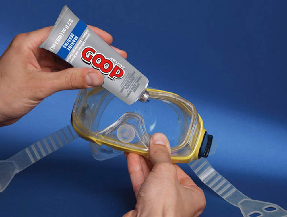 Amazing GOOP Marine Adhesive cures to form a tight, flexible waterproof seal.