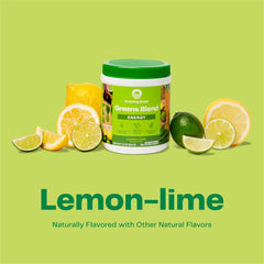 Amazing Grass Green Superfood Energy scoop added to water for quick energy.