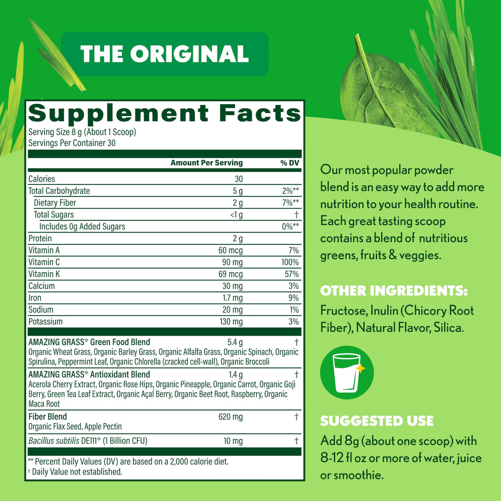Baking with Amazing Grass Greens Blend for alkalinity and flavor