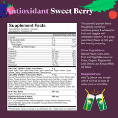 Amazing Grass probiotics close-up emphasizes gut-friendly ingredients