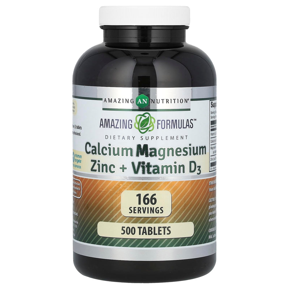 Amazing Formulas bottle-front highlighting minerals for bone support.