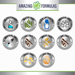 Amazing Formulas chromium picolinate bottle with cap shown clearly.