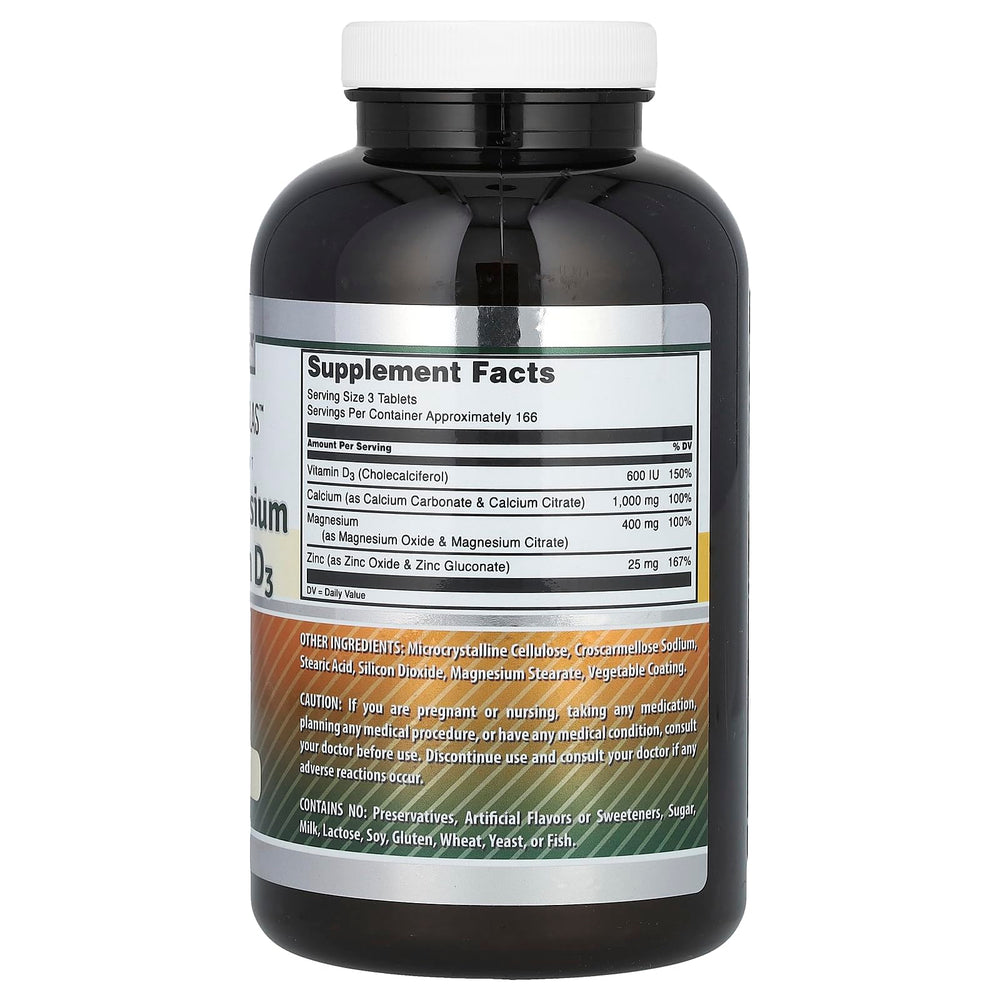 Amazing Formulas tablets-closeup showing minerals for daily bone and muscle support.
