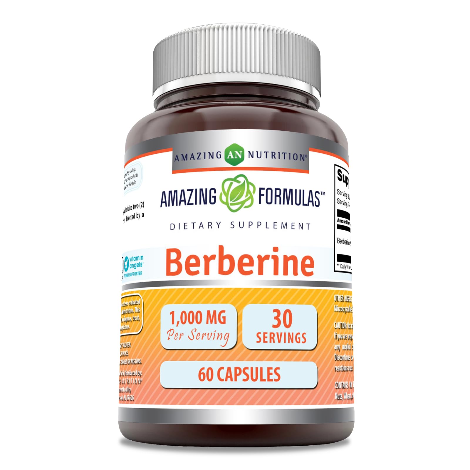 Amazing Nutrition Berberine bottle front view for daily wellness and consistency