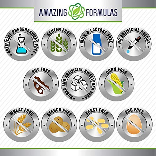 Amazing Nutrition calcium magnesium zinc d3 dosage illustration of 3-tablet serving for daily intake