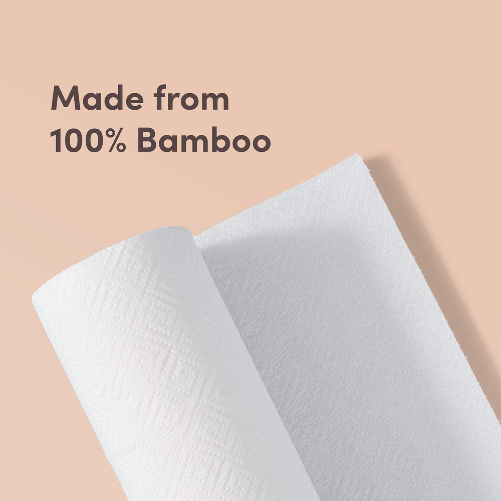 Amazon Aware bamboo paper towels 2-ply sheets with strong absorption detail