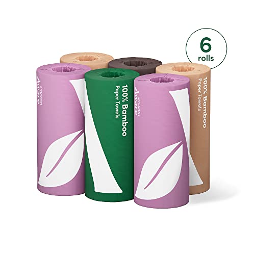 Amazon Aware bamboo paper towels close-up fiber texture and color