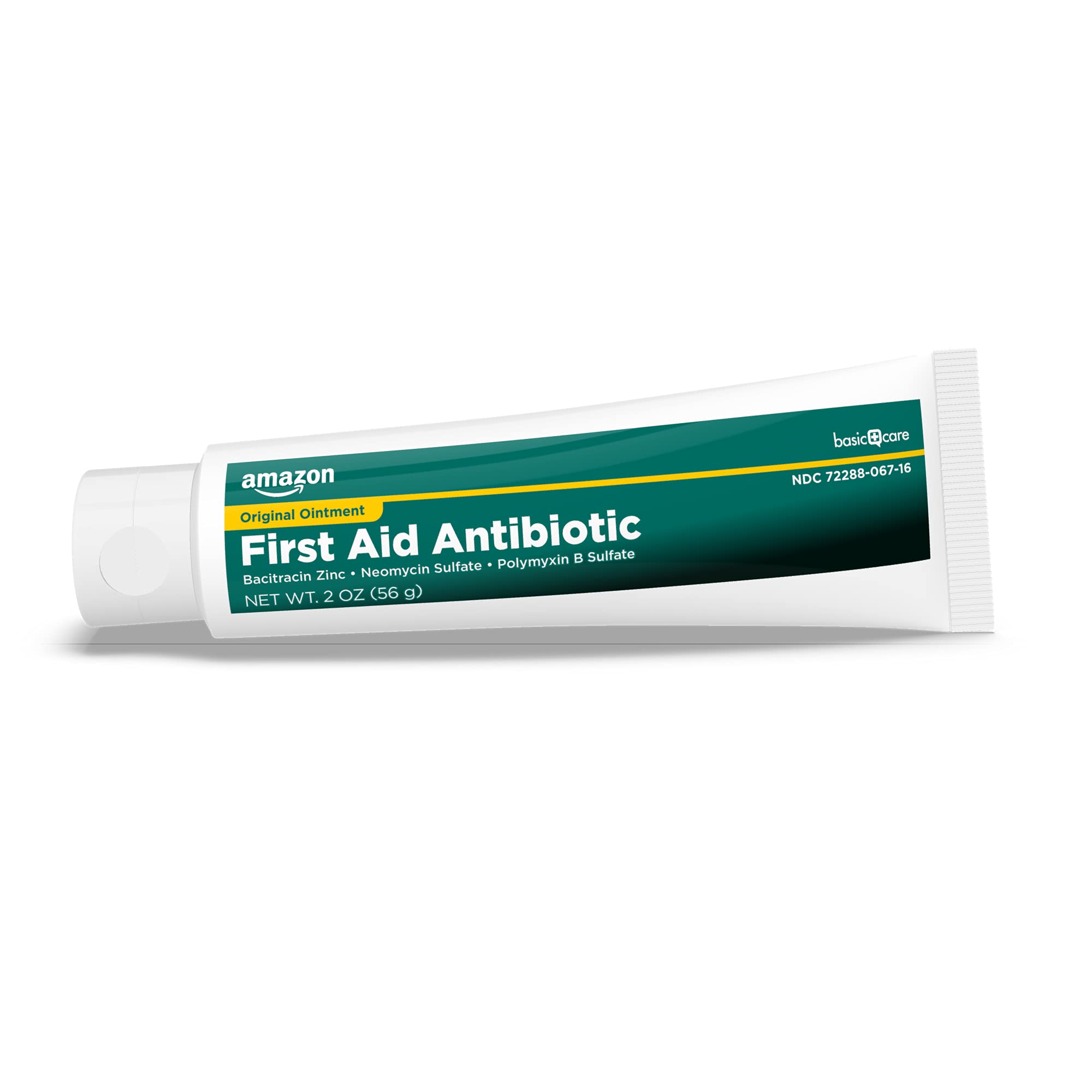 Ointment applied with a bandage nearby for wound protection