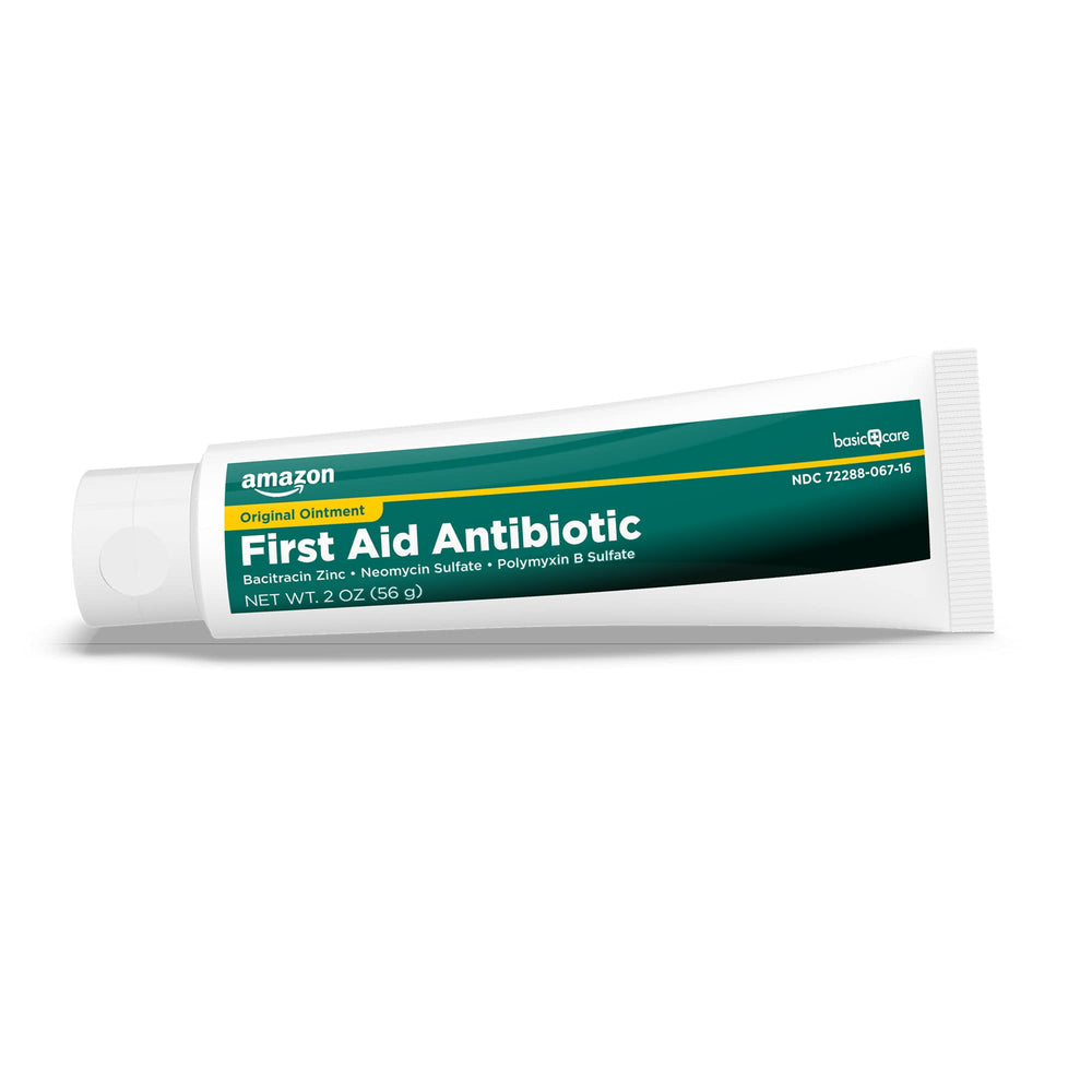 Ointment applied with a bandage nearby for wound protection