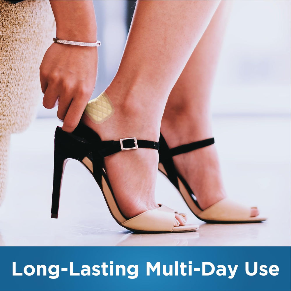 Amazon Basic Care heel-friendly bandage design for high-performance footwear